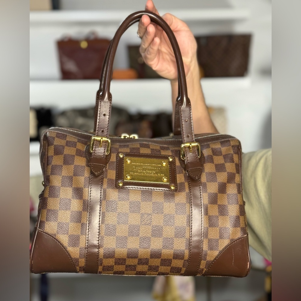 LV DAMIER EBENE BOSTON BAG